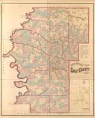 Hale County 1870 Wall Map